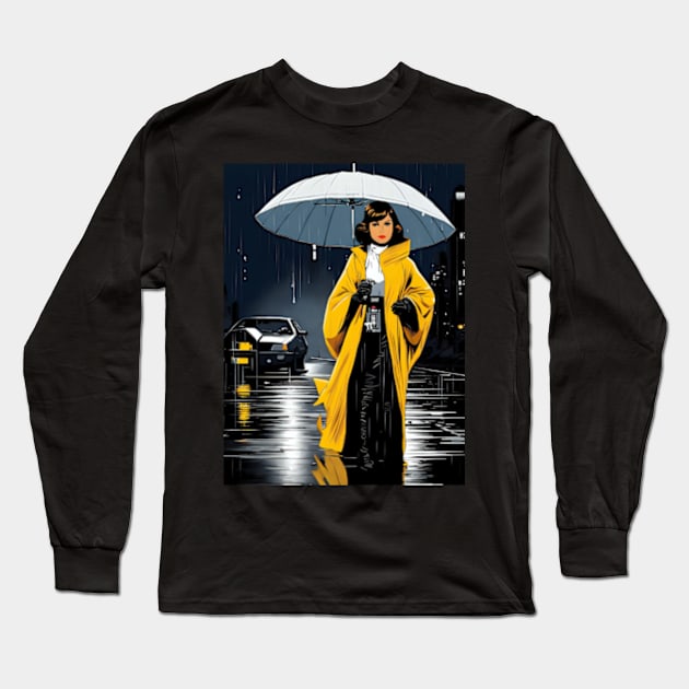 Morton Salt Girl mashup Long Sleeve T-Shirt by Rogue Clone